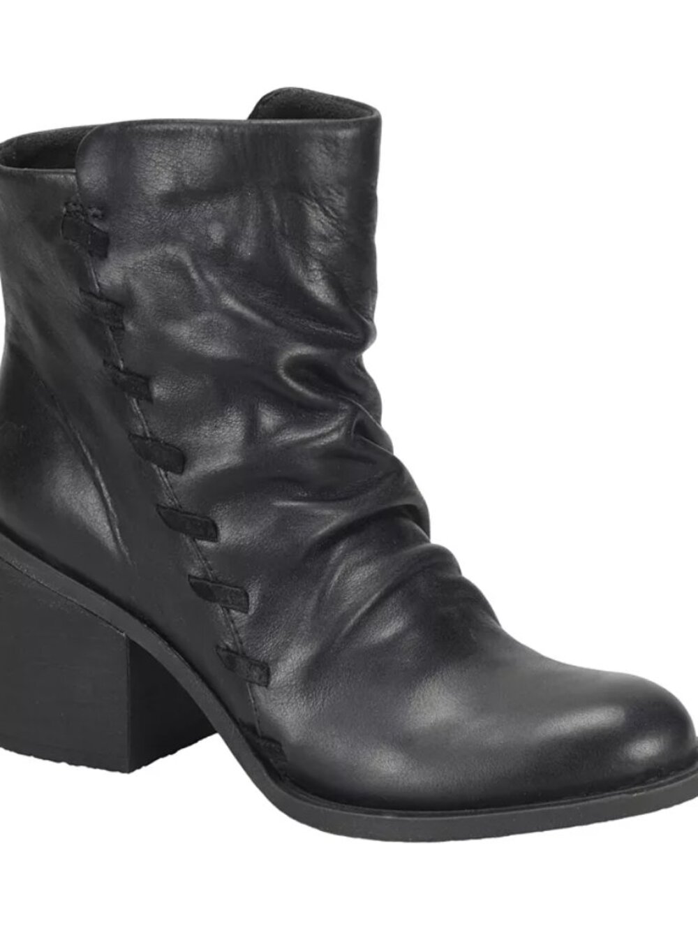Born Women's Toni Block Heel Booties in Black. 10